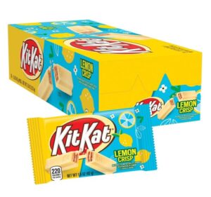 Kit Kat Lemon Crisp White Chocolate Wafer Candy Bar 1.5oz 24ct